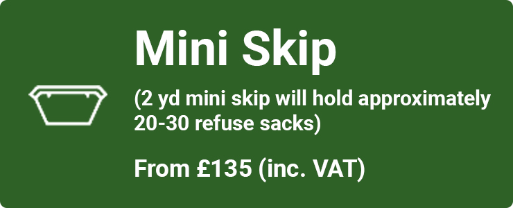 2 yard Mini skip price
